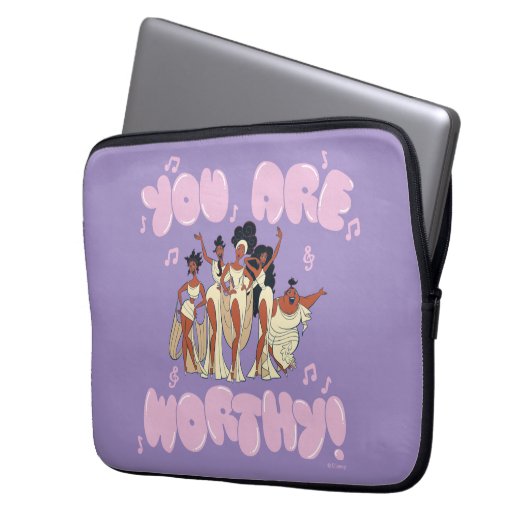 The Muses - You Are Worthy Laptop Sleeve (Vorderseite Links)
