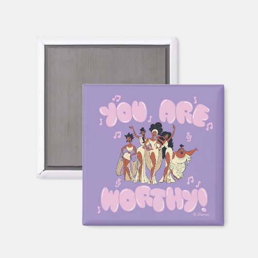 The Muses - You Are Worthy Magnet (Vorderseite/Rückseite)