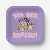 The Muses - You Are Worthy Paper Plates Pappteller (Vorderseite)