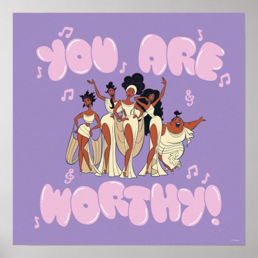 The Muses - You Are Worthy Poster (Vorne)