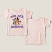 The Muses - You Are Worthy Toddler T-shirt (Design Vorderseite & Rückseite)
