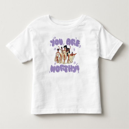 The Muses - You Are Worthy Toddler T-shirt (Vorderseite)