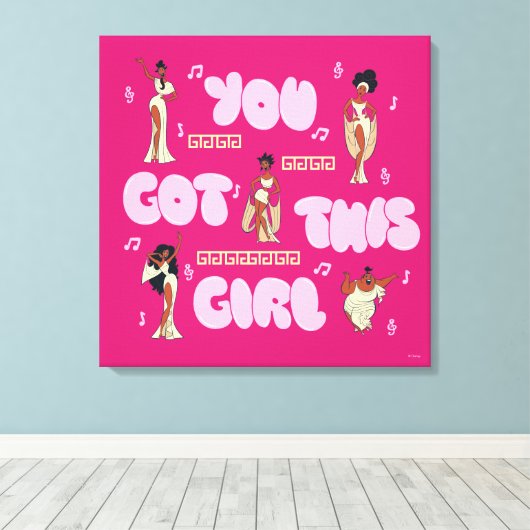 The Muses - You Got This Girl Canvas Print Leinwanddruck (Insitu (Holzboden))