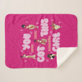 The Muses - You Got This Girl Sherpa Blanket Sherpadecke (Vorderseite (Horizontal))
