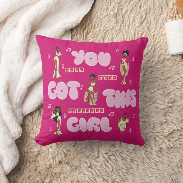 The Muses - You Got This Girl Throw Pillow Kissen (Decke)