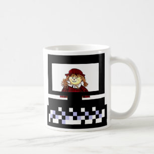 The MUSEUM Artist Series Images Computer StrawGirl Kaffeetasse