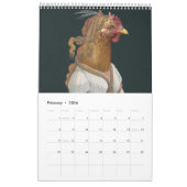 The Museum of Fine Art Chickens 2025 Calendar Kalender (Feb 2026)