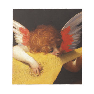 The Musical Angel - Vintage Christmas Notizblock