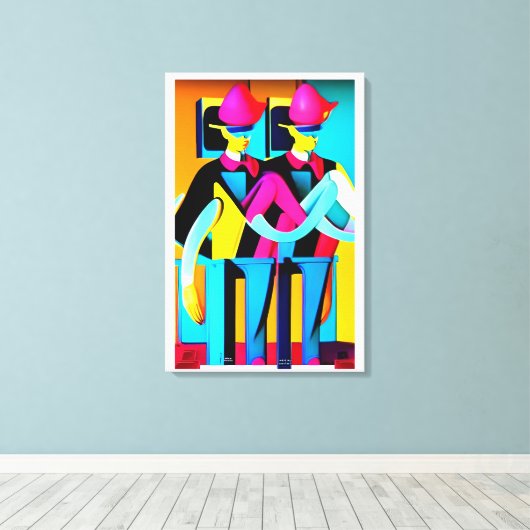 The Muster Drill Leinwanddruck (Insitu (Holzboden))