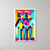 The Muster Drill Leinwanddruck (Vorderseite)