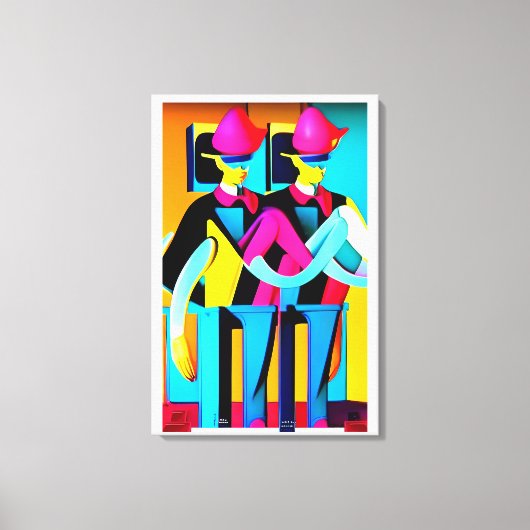 The Muster Drill Leinwanddruck (Vorderseite)