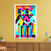 The Muster Drill Leinwanddruck (Insitu (Wohnzimmer))