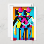 The Muster Drill Postkarte (Vorne/Hinten)