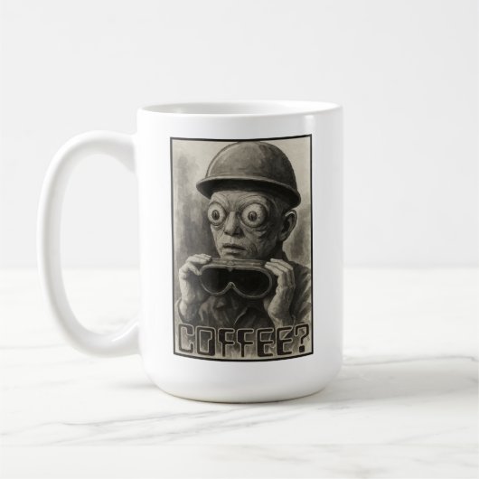 The Mutant Big Eyes Radioactive Mug Kaffeetasse (Links)