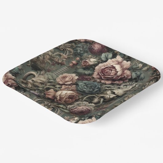 The Myrrh Man’s Prophecy – Gothic Victorian Design Pappteller (Gewinkelt)