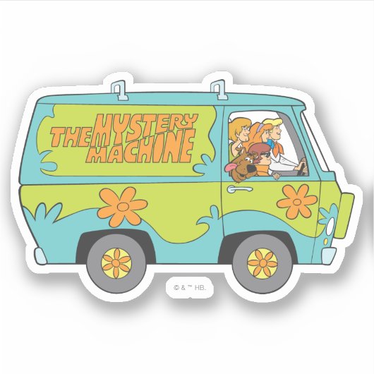 The Mystery Machine Right Side Aufkleber (Vorderseite)
