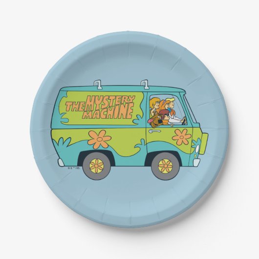 The Mystery Machine Right Side Pappteller (Vorderseite)