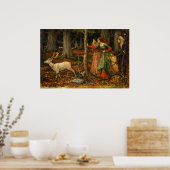The Mystic Wood by John William Waterhouse Poster (Küche)