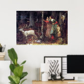 The Mystic Wood von John William Waterhouse Poster (Heimbüro)