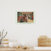 The Name Day by Carl Larsson Fine Art Poster (Küche)