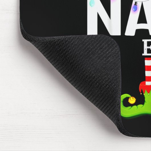 The Nana Elf Christmas Matching Pajamas Mousepad (Ecke)