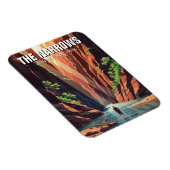 The Narrows in Zion National Park Utah Magnet (Rechte Seite)