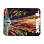 The Narrows in Zion National Park Utah Magnet (Horizontal)