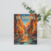 The Narrows USA wird zu Postkarte (Stehend Vorderseite)