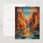 The Narrows USA wird zu Postkarte (Vorne/Hinten)