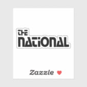 The National - 1980 Promo Aufkleber (Blatt)