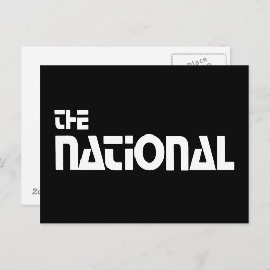 The National - 1980 Promo-Grafik Postkarte (Vorne/Hinten)