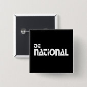 The National - 1980 Promo Grafik - White Button (Vorne & Hinten)