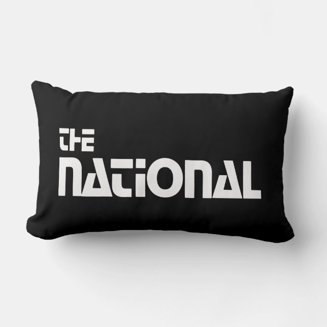 The National - 1980 Promo Grafik - White Lendenkissen (Vorderseite)