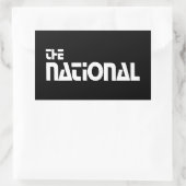 The National - 1980 Promo Grafik - White Rechteckiger Aufkleber (Tasche)