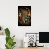 The Native American Dreamcatcher Art Print Poster (Heimbüro)
