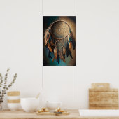 The Native American Dreamcatcher Art Print Poster (Küche)