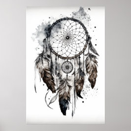 The Native American Dreamcatcher Art Print Poster