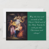 The Nativity Christmas Photo Feiertagskarte (Vorderseite)