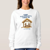 The Nativity Crew Faith Matching Family Sweatshirt (Vorderseite)