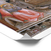 The Nativity, detail from the life of the Virgin a Poster (Ecke)