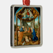 The Nativity, famous painting by Sandro Botticelli Ornament Aus Metall (Rechts)