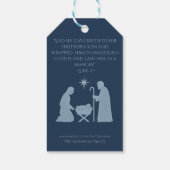 The Nativity Gift Tag– Birth of Jesus Geschenkanhänger (Rückseite)