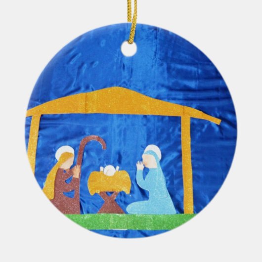 The Nativity Keramik Ornament (Vorne)