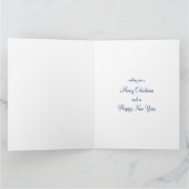 The Nativity of Baby Jesus Christmas Greetings Karte (Innenseite)