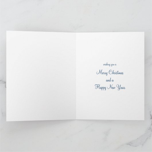 The Nativity of Baby Jesus Christmas Greetings Karte (Innenseite)