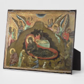 The Nativity, (oil on panel) Fotoplatte (Seite)