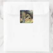 The Nativity Quadratischer Aufkleber (Tasche)