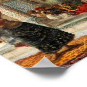 The Nautch von Edwin Lord Weeks Poster (Ecke)