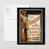 "The Navassars" Altes Varieté Postkarte (Vorne/Hinten)