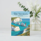 The Needles England Postkarte (Stehend Vorderseite)